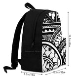 Polynesian All Over Tribal Print Bags Travel Laptop Backpack Hawaii 808 Poly