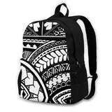 Polynesian All Over Tribal Print Bags Travel Laptop Backpack Hawaii 808 Poly