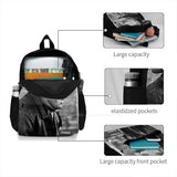 Mozaun Teen College Student Backpack Laptop Travel Bags
