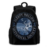 Sleepy Hollow Historical Society School Bag Big Capacity Backpack Laptop 15 Inch