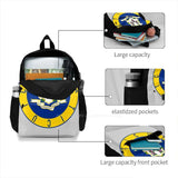 Flag Decal School Bags For Teenage Girls Laptop Travel Bags Flag Flag Ct Conn Ct