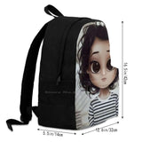 3D Print Backpack Casual Bag Character Artist Girls