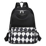 Oxford Ladies Backpacks Contrast Female Travel Backpack