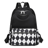 Oxford Ladies Backpacks Contrast Female Travel Backpack