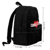 Large Capacity Backpack Laptop Travel Bags Love Heart Lover