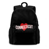 Large Capacity Backpack Laptop Travel Bags Love Heart Lover