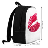 Lips Kiss Large Capacity Backpack Laptop Travel Bags