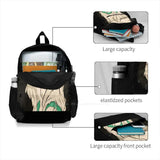 School Bag Big Capacity Backpack Laptop 15 Inch Face Ferragnez Girls Womens