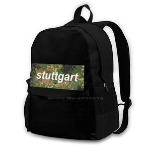 Stuttgart Camo Backpack Laptop Travel Bag
