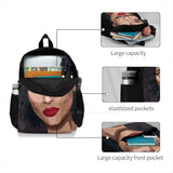 Kendall Jenner Art Red Makeup Backpack