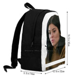 3D Print Meme Face Backpack Funny Staring Space Casual Bag