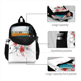 Splatter Teen College Student Backpack Laptop Travel Bags