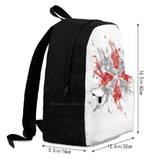 Splatter Teen College Student Backpack Laptop Travel Bags