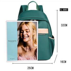 Women Schoolbags Large Capacity Bookbags Waterproof Zipper Tarvel