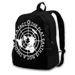 Earth Is Flat Bags Travel Laptop Backpack