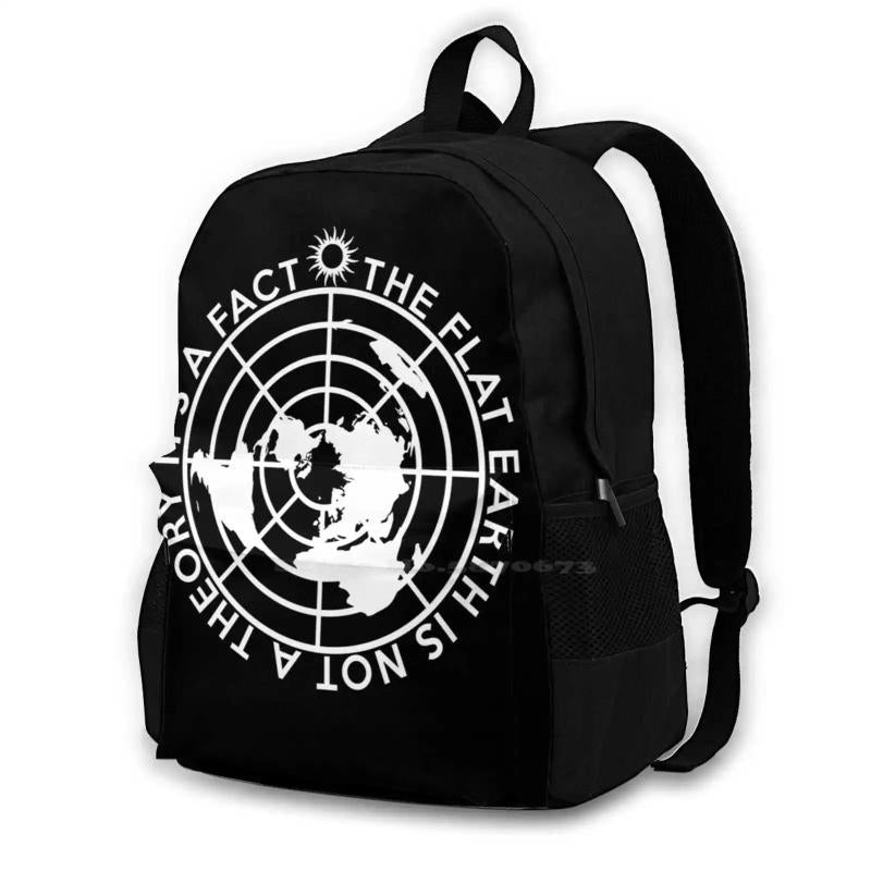 Earth Is Flat Bags Travel Laptop Backpack