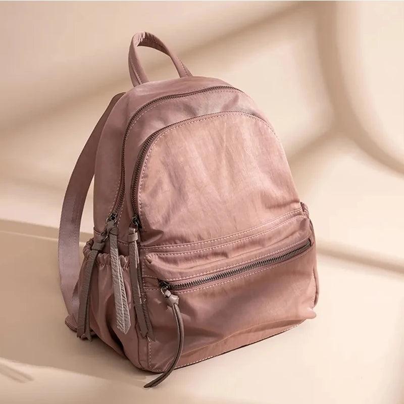 Casual Light Backpack For Women Waterproof Oxford Cloth Rucksack Teenager