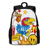 Kansas Collage Arrivals Satchel Schoolbag Backpack