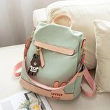 Anti-theft backpack women Oxford cloth large capacity travel bag