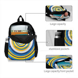 Dorm Series Circles Backpacks for Men Women Teenagers