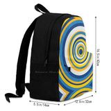 Dorm Series Circles Backpacks for Men Women Teenagers