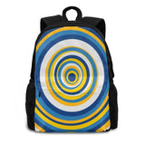 Dorm Series Circles Backpacks for Men Women Teenagers