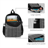 Women Men Teens Laptop Travel School Bags Rap