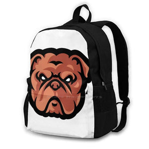 Ferocious Bulldog School Bag Laptop Backpack 15 Inch
