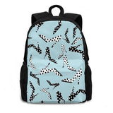 Polka Dot High Heels Pumps On Teal Laptop Travel School Bags