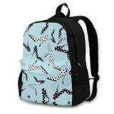 Polka Dot High Heels Pumps On Teal Laptop Travel School Bags