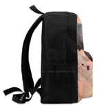 Happy Frenchie Bulldog Backpack Schoolbag Pet Animal