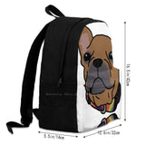Bagel The Frenchie Backpack Bag for Travel