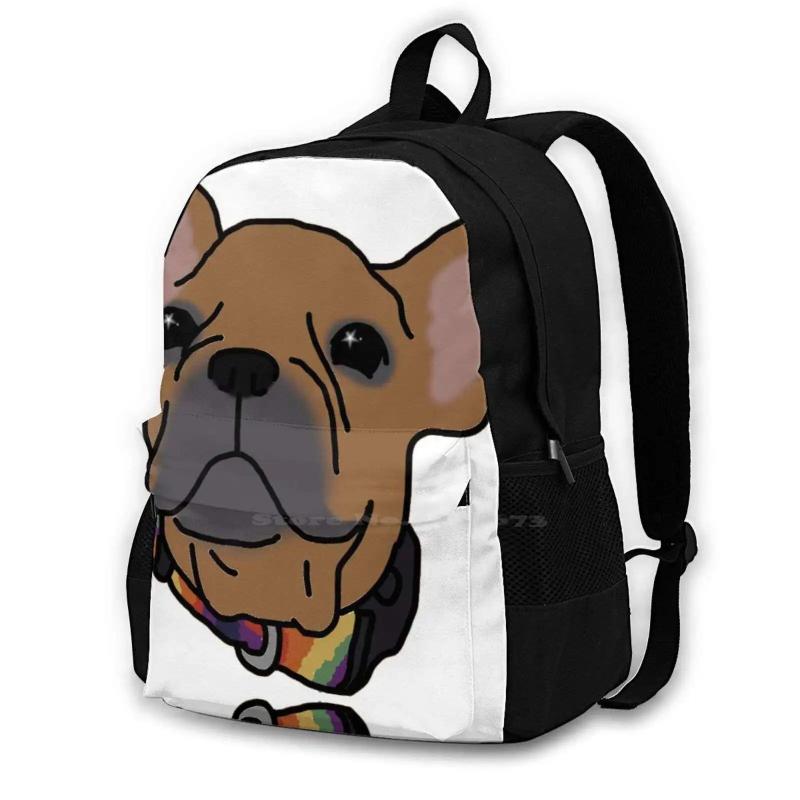 Bagel The Frenchie Backpack Bag for Travel