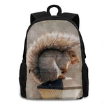 Fur Lined Hoodie Backpack for Travel Laptop