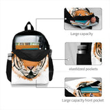 Rawr Bags Travel Laptop Backpack Watercolor Clemson Tigers Cat Kitty Rawr Auburn