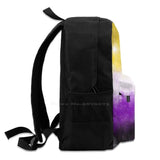 Nonbinary Galaxy Flag Large Capacity Backpack Laptop Travel Bags