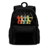 Vintage Y Men Bow School Bag Big Capacity Backpack Laptop 15 Inch
