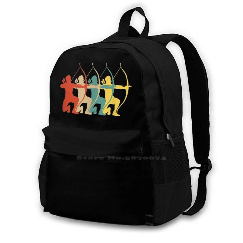 Vintage Y Men Bow School Bag Big Capacity Backpack Laptop 15 Inch