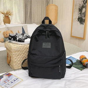 Large Capacity Nylon Waterproof Women Backpack for Junior High School Students