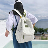 Large Capacity Nylon Waterproof Women Backpack for Junior High School Students
