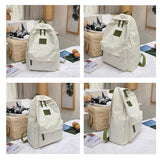 Large Capacity Nylon Waterproof Women Backpack for Junior High School Students