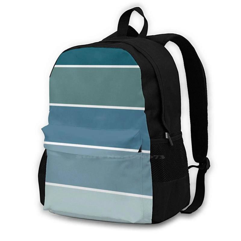 Linen Pattern School Bags for Teenage Girls Laptop Travel Bags