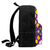 Colorful Rings Abstract Seamless Pattern Backpack