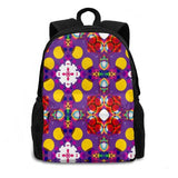 Colorful Rings Abstract Seamless Pattern Backpack