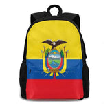Ecuador Flag 3D Print Backpack