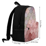Pink Squares Backpack for Men Women Girls