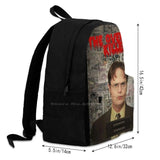 Dwight Schrute Travel Laptop School Backpack Bag