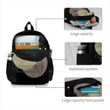 Pink Optical Illusion Art Bubbles Teen Backpack