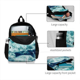Seaside 3D Print Backpack Sea Ocean Water Seaside Coastal Seascape Beach