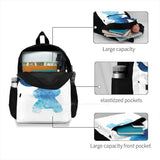 Alien Cartoon Theme Park Hawaii Ocean Backpack